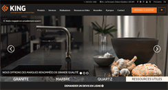 Desktop Screenshot of kinggraniteandmarble.com