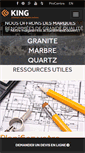 Mobile Screenshot of kinggraniteandmarble.com